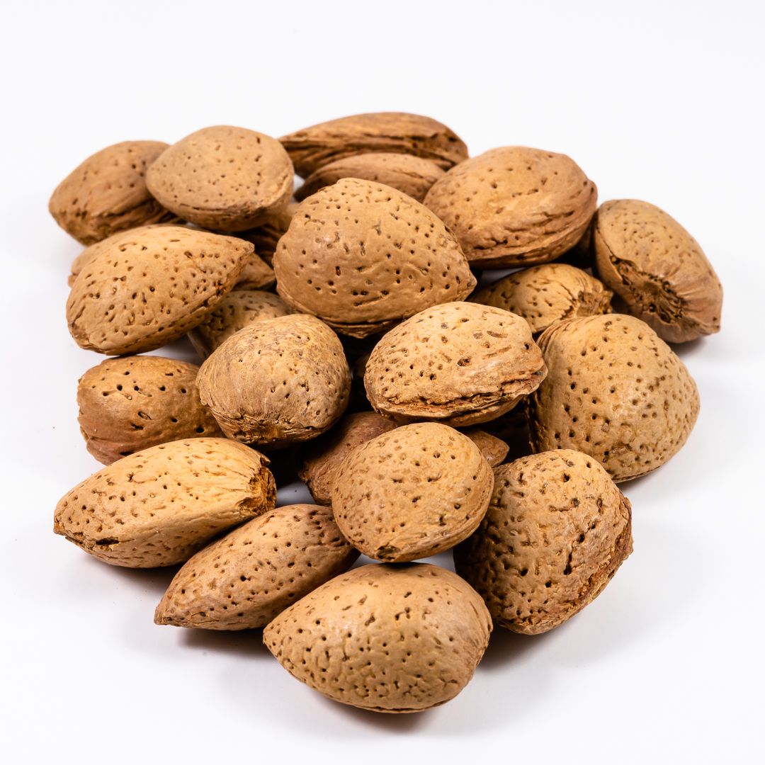 Mandorle in guscio naturali