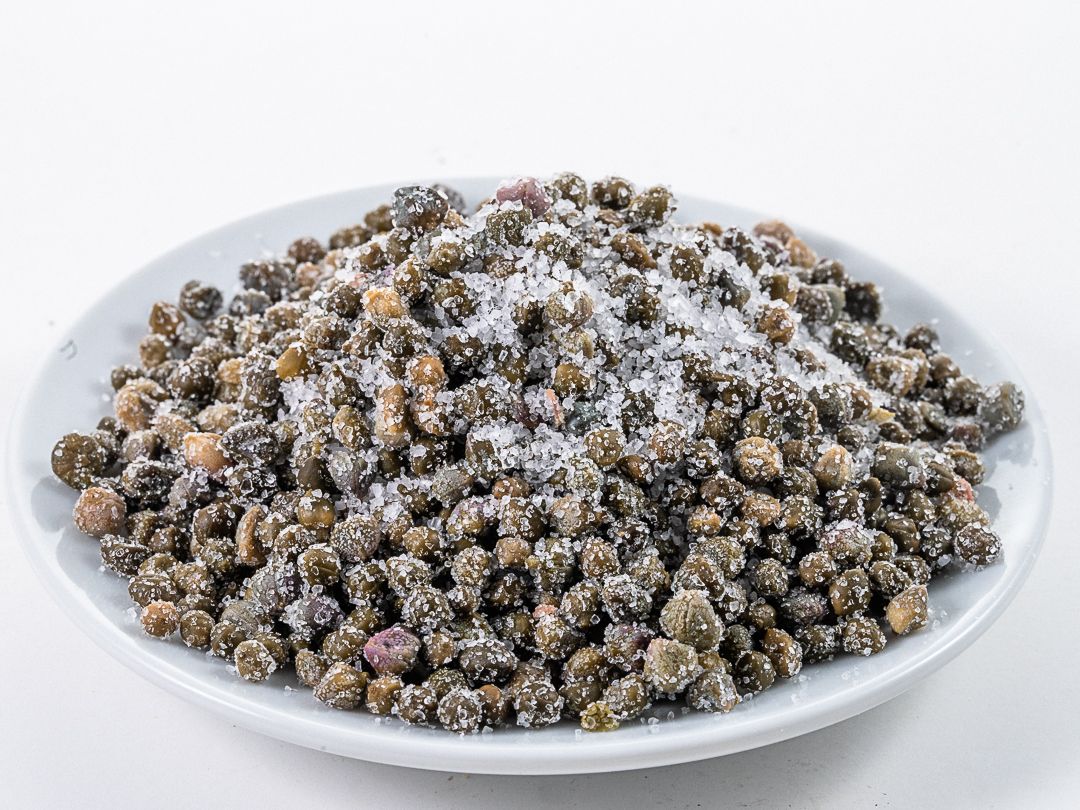 Capperi minuscoli al sale