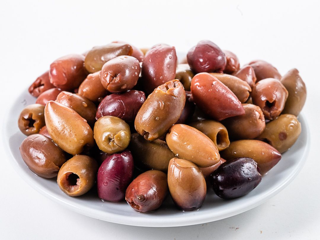 Olive leccine in salamoia denocciolate