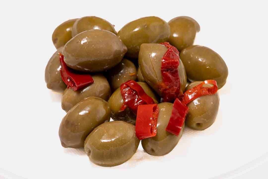 Olive verdi piccanti